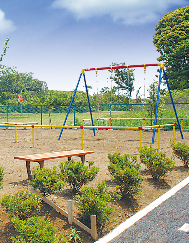 コミュニティの場にもなる分譲地内公園